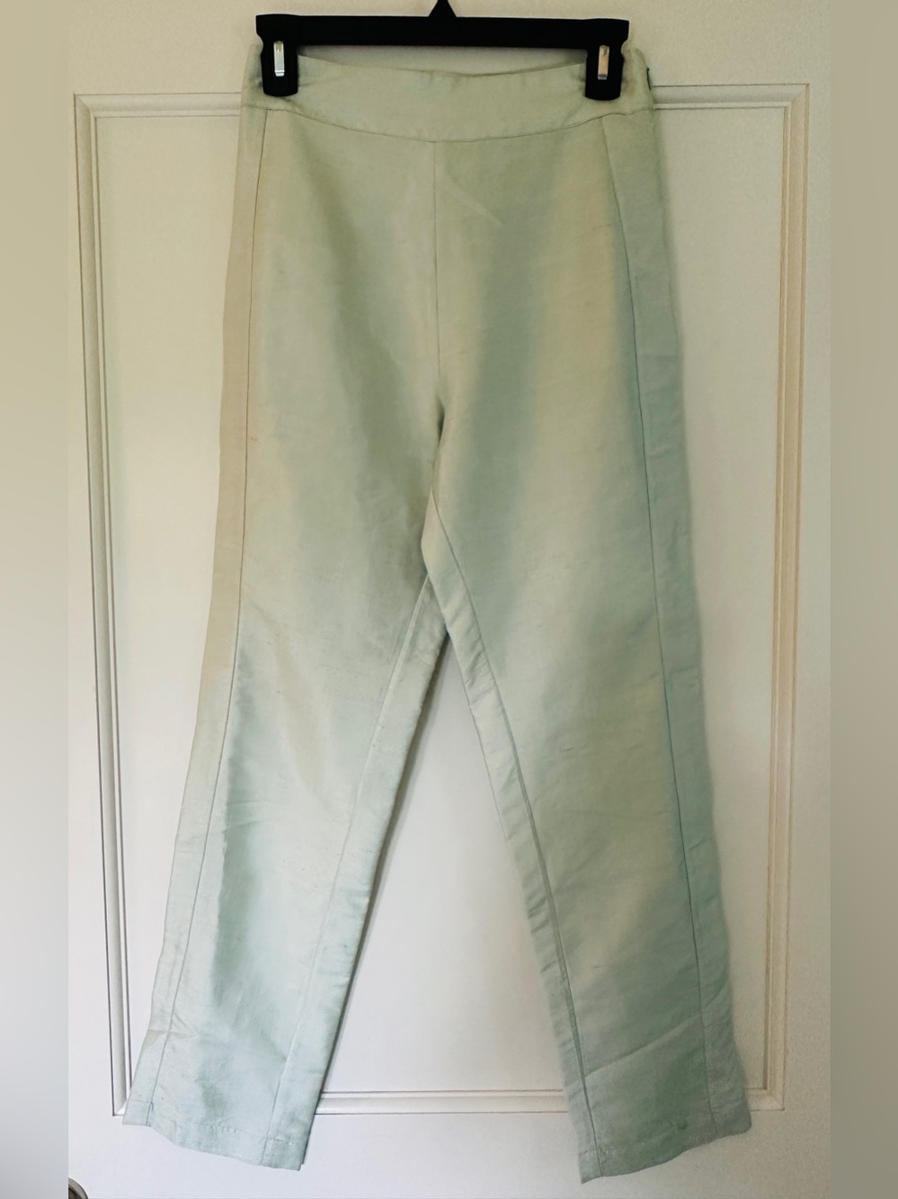 Julia Amory Jackie Pant in Icy Mint Dupioni XS OLD SIZE Smaller Fit 25/26” waist